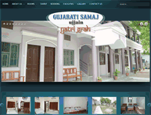 Tablet Screenshot of gujaratisamajujjain.com